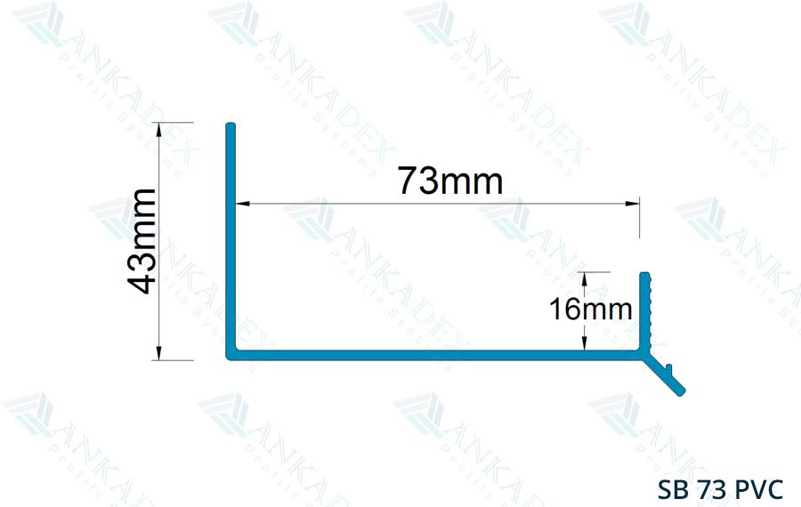 SB 73 PVC - PVC Subasman Profilleri- Ankara Teknik Yapı